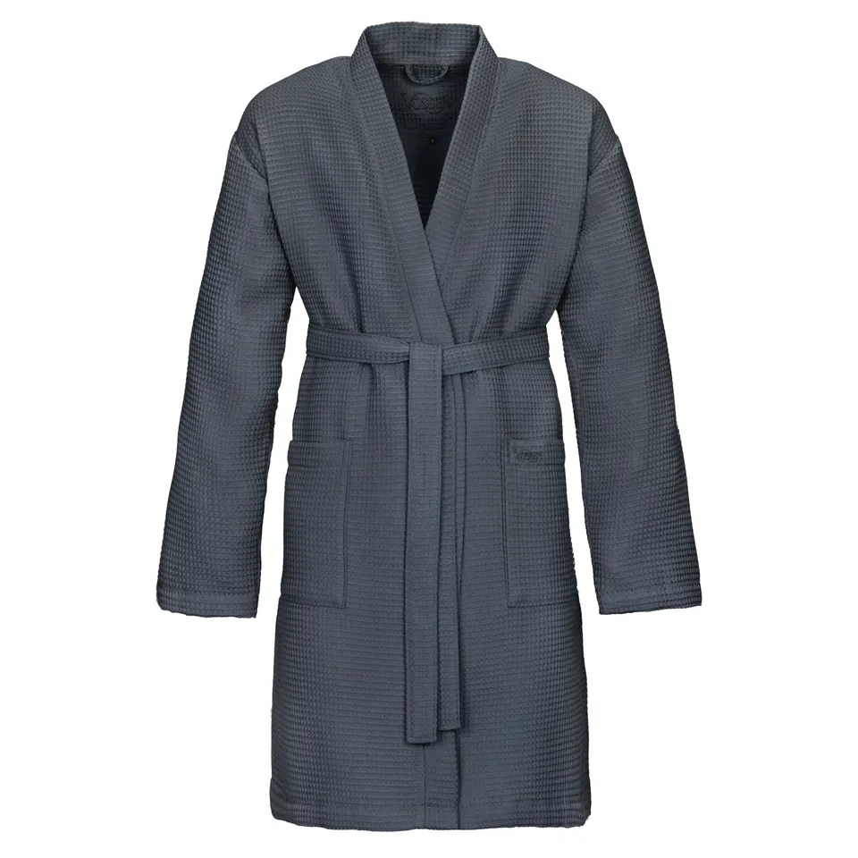 vossen-rom-albornoz-unisex-de-waffelpiqu-100-algod-n-secado-r-pido-y-absorbente image 1