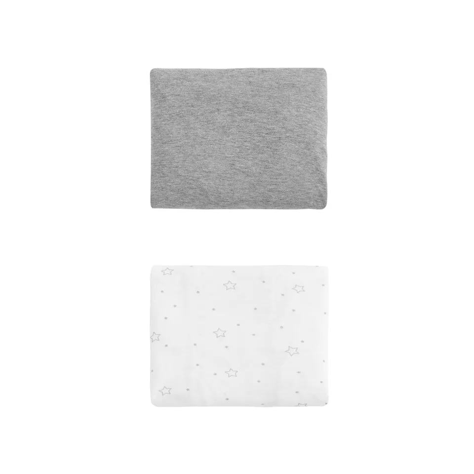 burrito-blanco-s-bana-bajera-cuna-pack-2-401-gris-algod-n-para-maxicuna-de-70-cm image 1