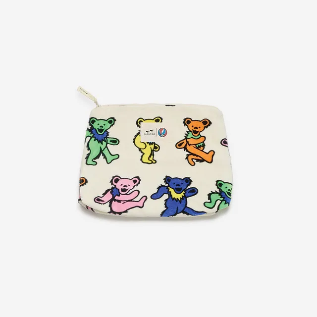 grateful-dead-x-slowtide-dancing-bears-terry-pouch-neceser-de-rizo-25-x-30-cm image 1
