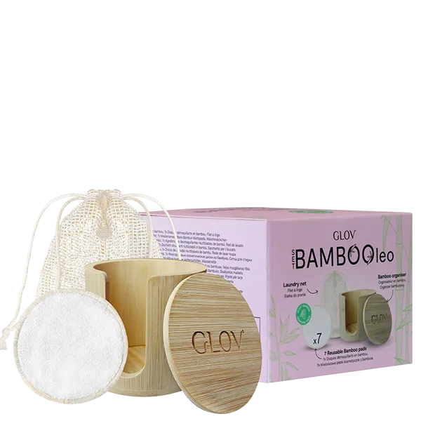 glov-bambooleo-set-set-de-cuidado-facial-con-7-discos-desmaquillantes-de-fibra-d image 1