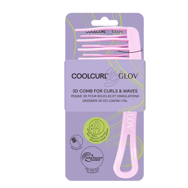 glov-coolcurl-3d-peine-modelador-para-ondas-y-rizos image 1