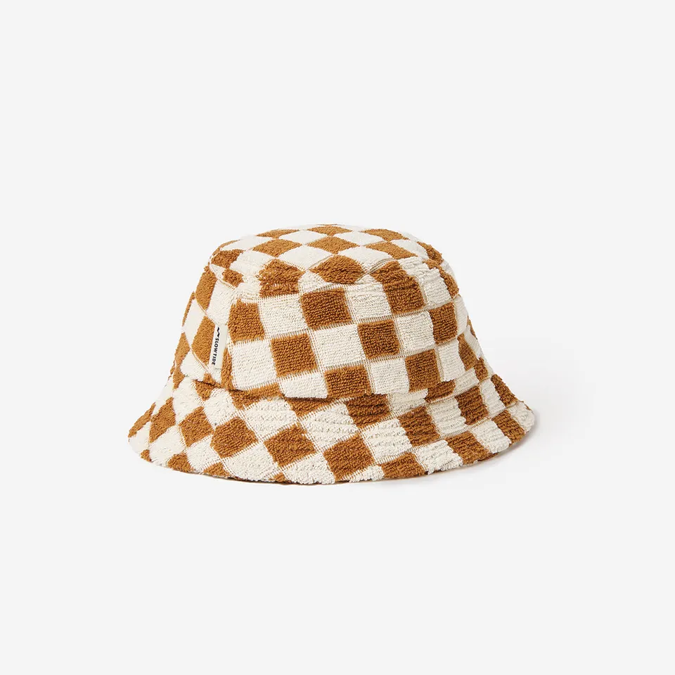 slowtide-mate-terry-bucket-hat-sombrero-bucket-de-toalla-de-algod-n-en-cuadros image 1