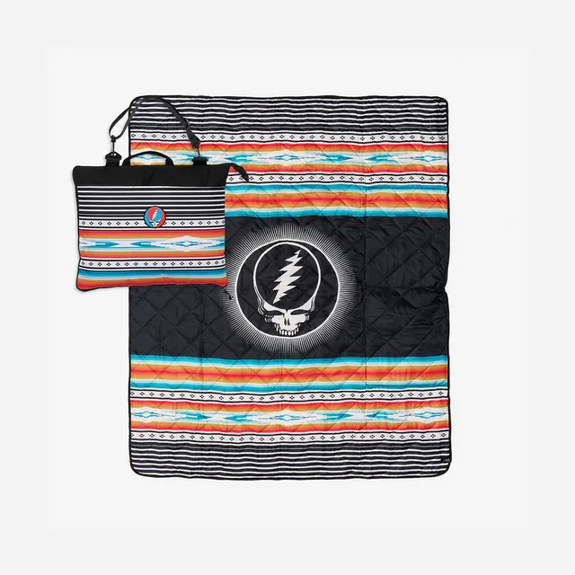 slowtide-frisco-manta-de-p-cnic-plegable-grateful-dead-bandas-de-rayas-coloridas image 1
