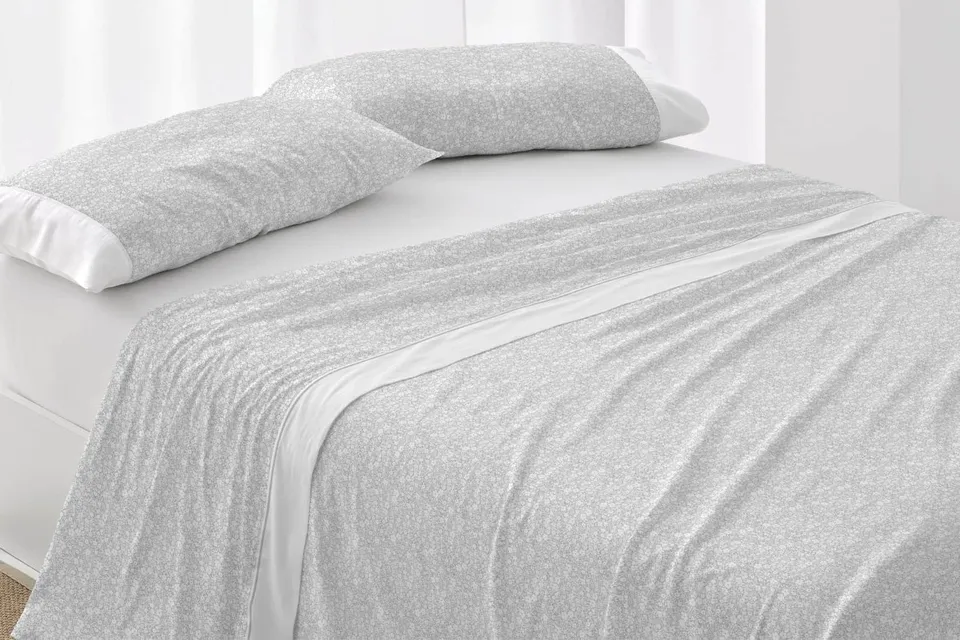 burrito-blanco-juego-de-s-banas-515-estilo-liberty-florecillas-gris-cama-individ image 1
