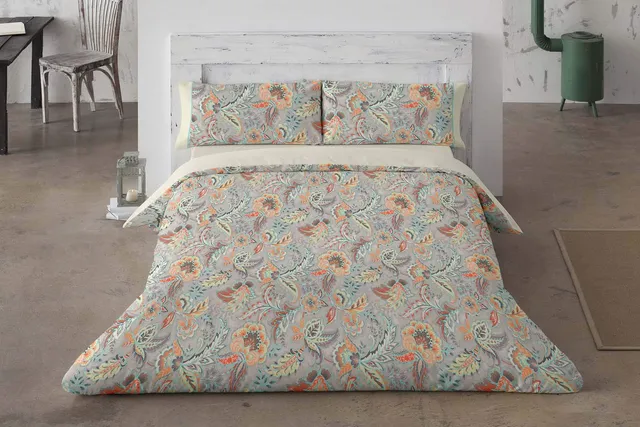 burrito-blanco-juveniles-114-gris-juego-de-funda-n-rdica-estampada-para-cama-de- image 1