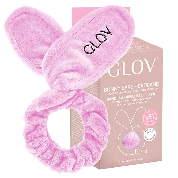 glov-bunny-ears-diadema-2-en-1-para-la-cabeza-y-el-pelo-con-orejas-de-conejito image 1