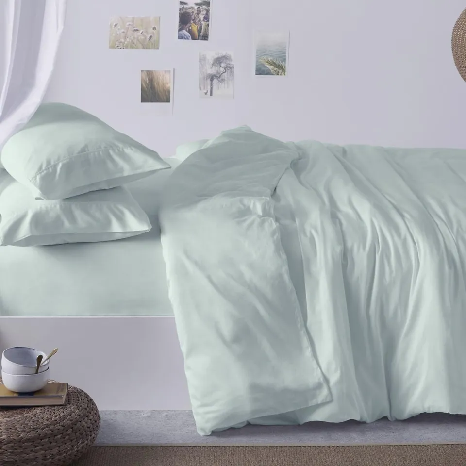 burrito-blanco-funda-n-rdica-lisos-coordinables-menta-cama-de-90-cm-100-algod-n- image 1