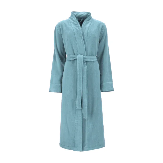 vossen-alabama-albornoz-de-mujer-100-algod-n-microcotton-con-cuello-alto-y-plieg image 1
