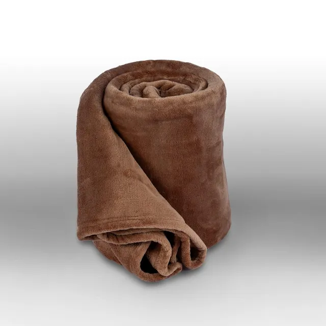 burrito-blanco-plaid-sof-140x200-cm-color-camel-tejido-nacarina-microfibra-300-g image 1