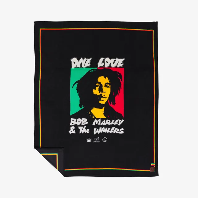 slowtide-one-love-manta-throw-de-polar-suave-bob-marley-x-slowtide-ligera-para-s image 1