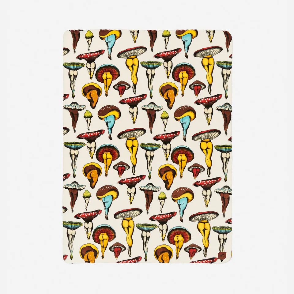 slowtide-cecilia-granata-x-slowtide-manta-de-polar-fleece-con-print-divertido-pe image 1