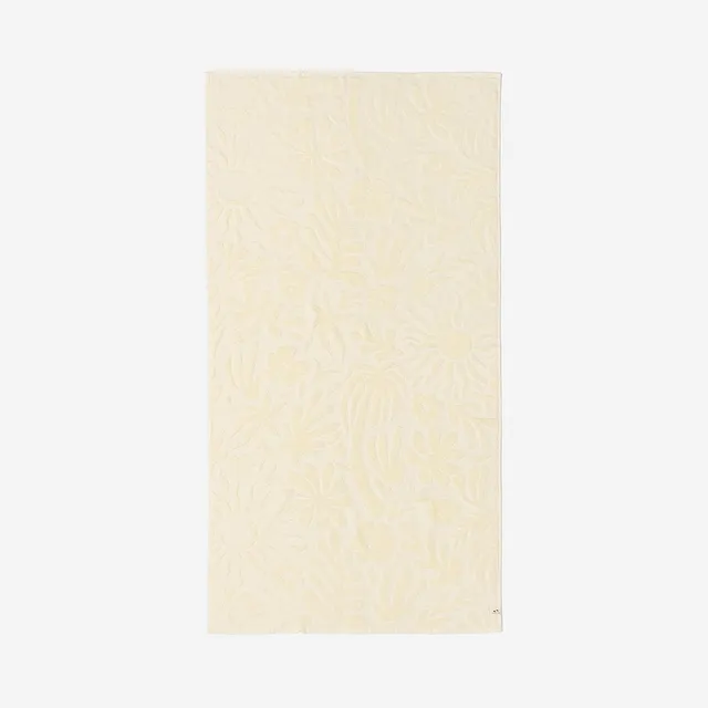 slowtide-sunny-sculpted-toalla-de-ba-o-de-algod-n-550-gsm-con-patr-n-floral-escu image 1