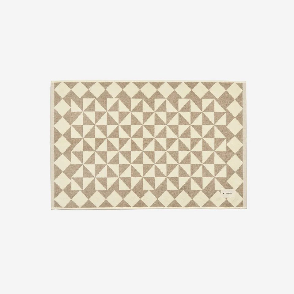 slowtide-gatsby-bath-mat-stone-alfombrilla-de-ba-o-de-algod-n-terry-con-dise-o-g image 1