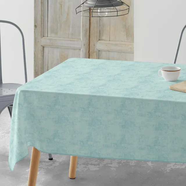 burrito-blanco-mantel-antimanchas-resinado-009-turquesa-160x250-cm-doble-capa-de image 1
