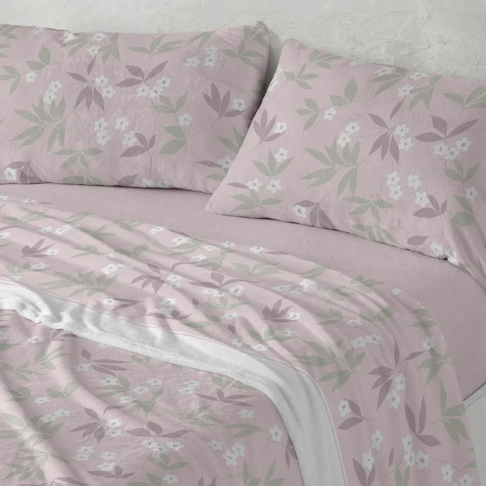 burrito-blanco-s-banas-coralina-985-rosa-juego-de-s-banas-de-invierno-para-cama- image 1