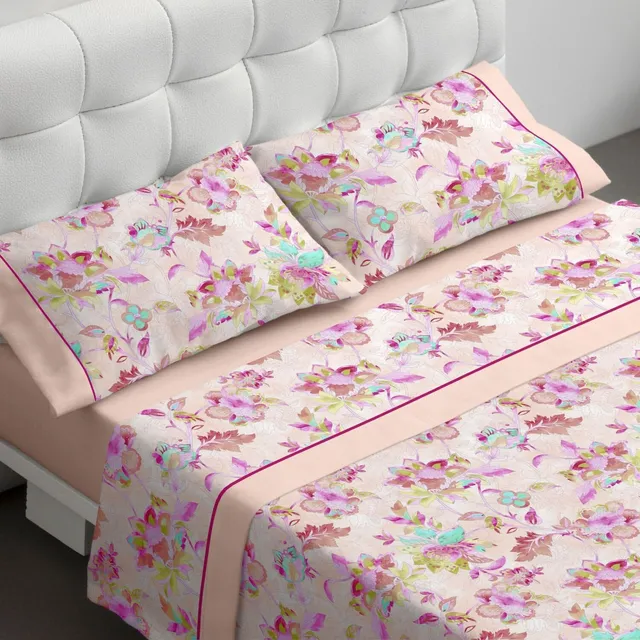 burrito-blanco-s-banas-rosa-469-juego-de-s-banas-50-algod-n-para-cama-de-120-cm- image 1