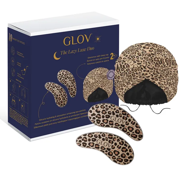 glov-the-lazy-luxe-duo-set-de-lujo-nocturno-con-gorro-de-sat-n-y-parches-oculare image 1