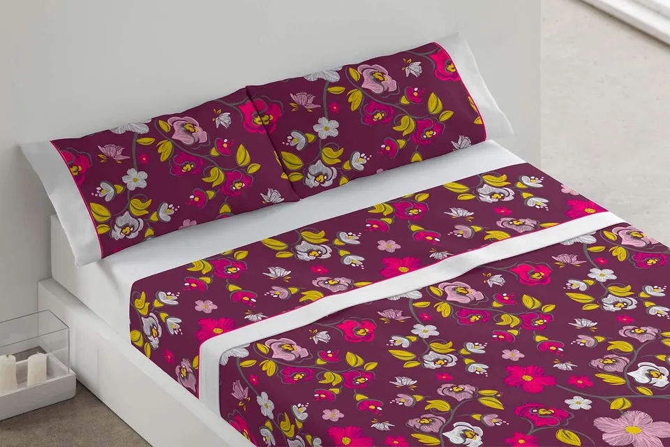 burrito-blanco-679-granate-juego-de-s-banas-estampado-floral-para-cama-de-90-cm- image 1