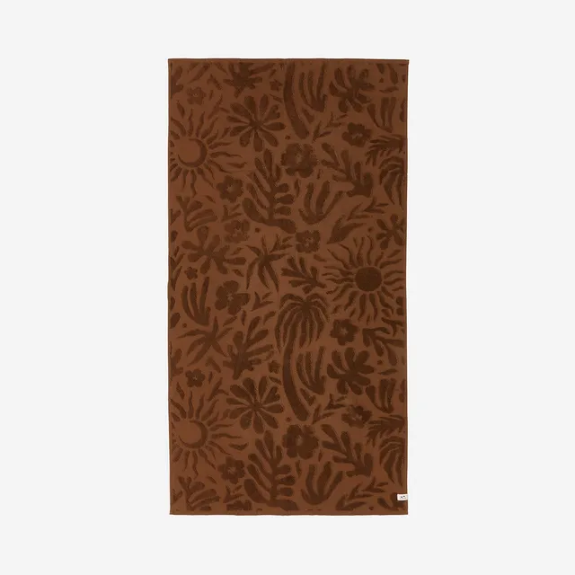 slowtide-sunny-sculpted-toalla-de-ba-o-con-relieve-bot-nico-en-toast-550-gsm image 1