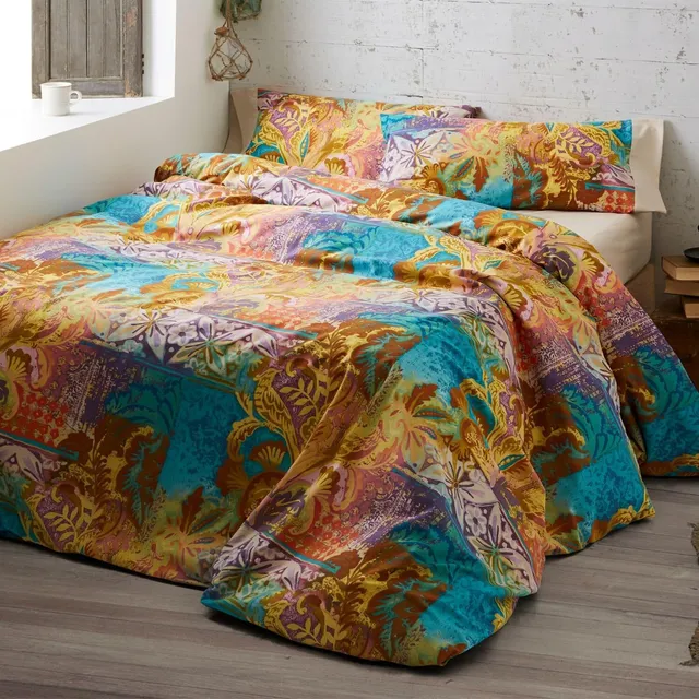 burrito-blanco-363-multicolor-funda-n-rdica-de-dise-o-estampado-ornamental-dorad image 1