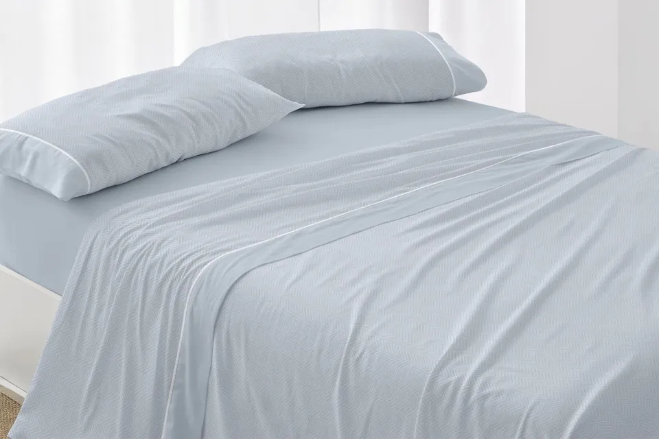 burrito-blanco-620-juego-de-s-banas-100-algod-n-estampado-tweed-azul-para-cama-d image 1