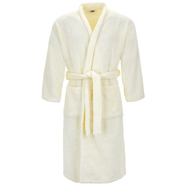 burrito-blanco-albornoz-liso-beige-claro-50-talla-m-ba-o-de-rizo-100-algod-n-450 image 1