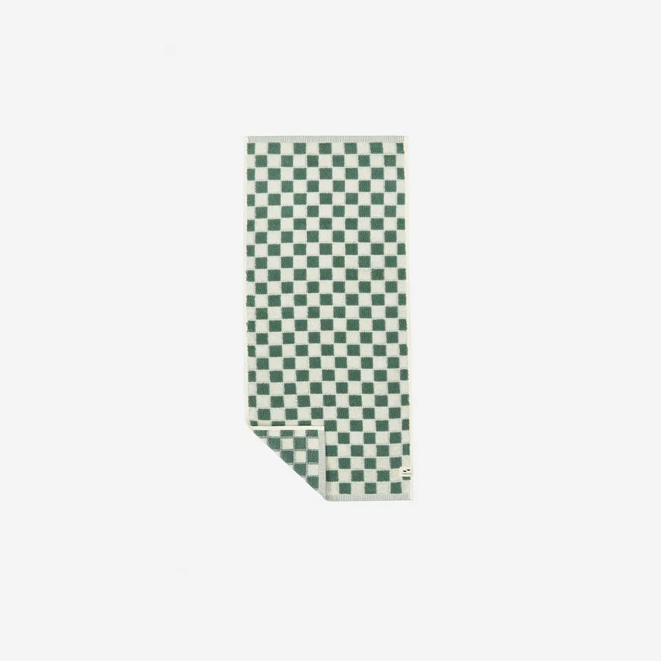 slowtide-mate-toalla-de-mano-en-sage-tejido-damero-550-gsm image 1