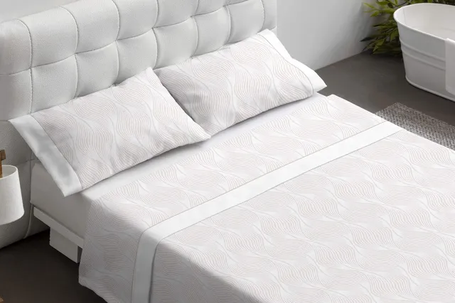 burrito-blanco-juego-de-s-banas-percal-algod-n-180-hilos-316-beige-para-cama-de- image 1
