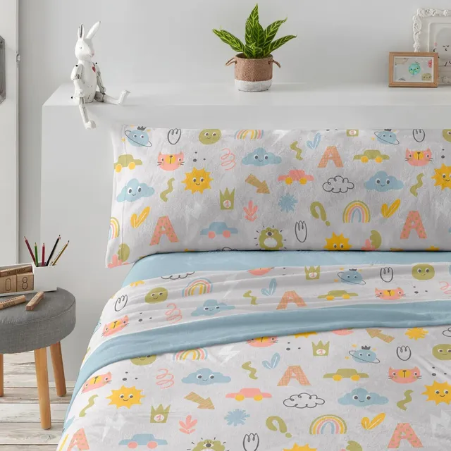burrito-blanco-juego-de-s-banas-de-coralina-978-azul-para-cama-de-90-cm-s-banas- image 1