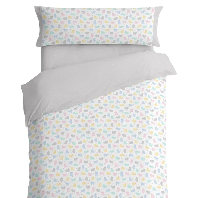 burrito-blanco-juego-de-funda-n-rdica-infantil-algod-n-015-multi-para-cama-de-10 image 1