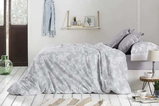 burrito-blanco-funda-n-rdica-gris-bot-nica-para-cama-de-135-cm-juego-220x260-cm- image 1