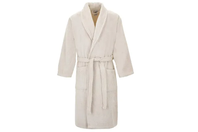 burrito-blanco-albornoz-de-ba-o-rizo-100-algod-n-410-g-m-beige-080-talla-m-cuell image 1