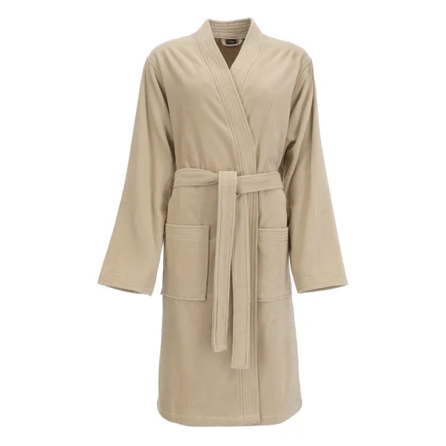 vossen-golden-harmony-albornoz-unisex-con-cuello-shawl-300-g-m-detalles-dorados- image 1