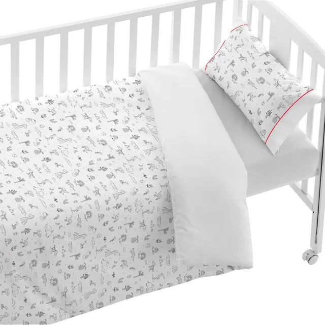 burrito-blanco-009-gris-juego-de-funda-n-rdica-de-cuna-y-maxicuna-100-algod-n-pa image 1