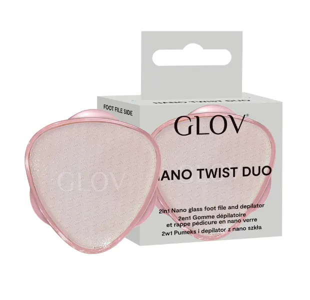 glov-nano-twist-duo-2-en-1-pumice-stone-y-depilador-de-nano-vidrio-para-pies-y-p image 1