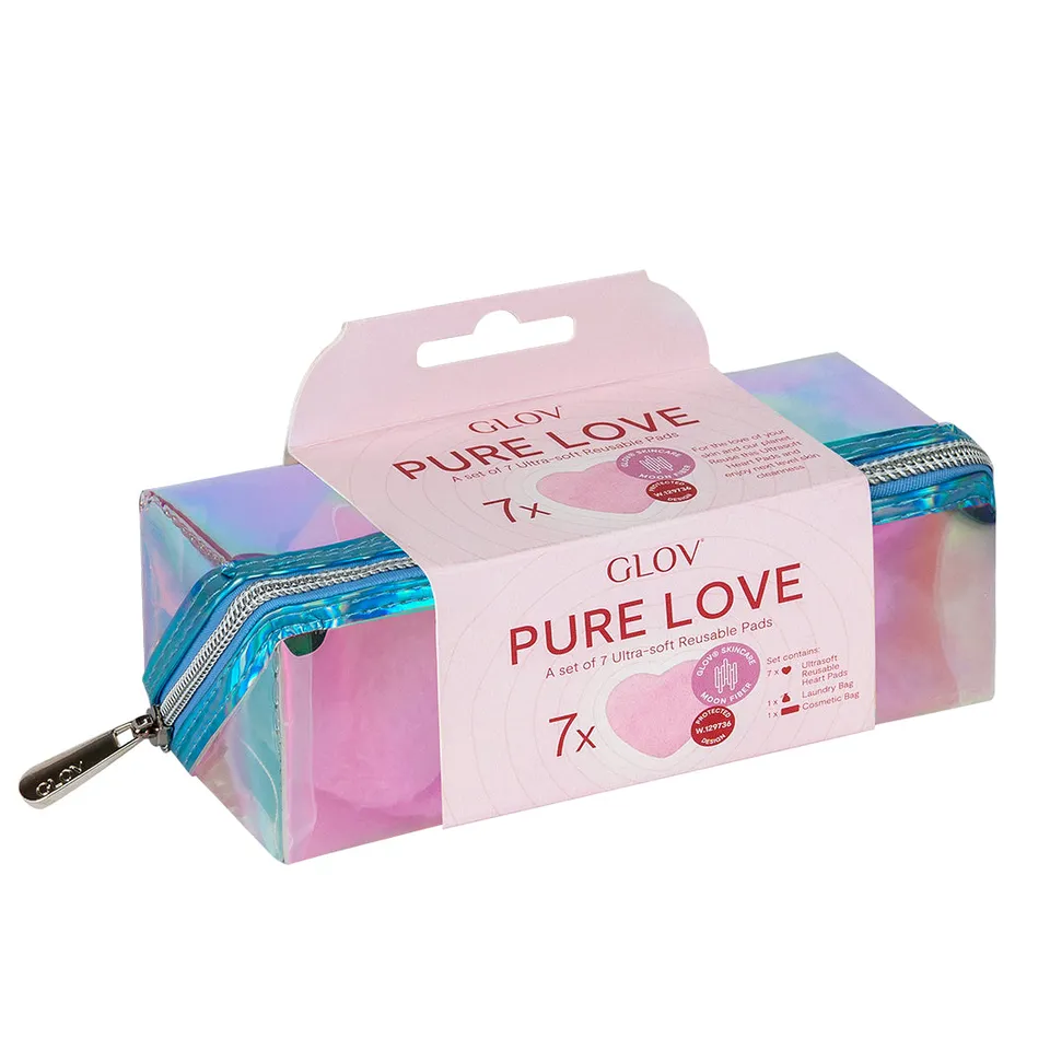 glov-pure-love-set-set-de-limpieza-y-desmaquillaje-con-7-discos-reutilizables-en image 1