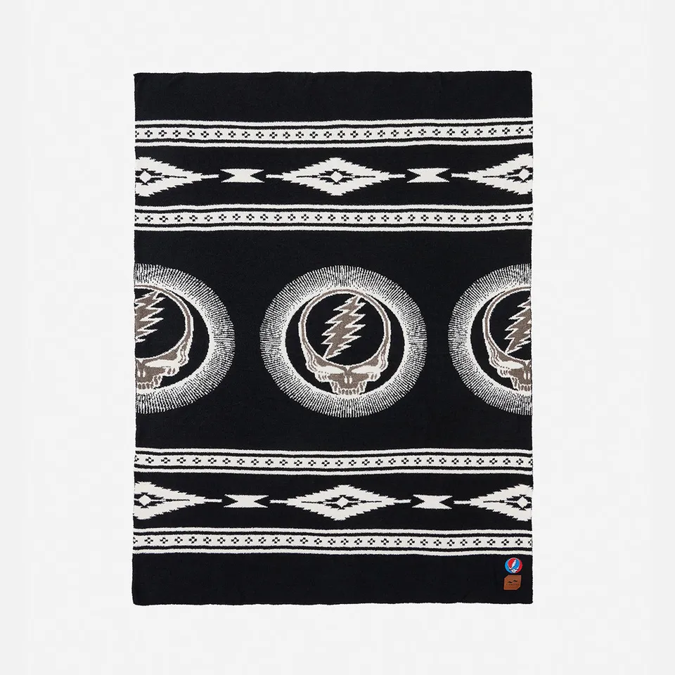 slowtide-fillmore-plush-knit-throw-blanket-manta-de-punto-grateful-dead-x-slowti image 1