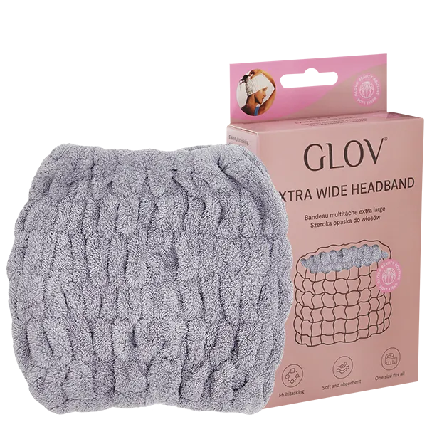 glov-multitasking-extra-wide-diadema-extra-ancha-de-microfibra-5-en-1-para-cuida image 1
