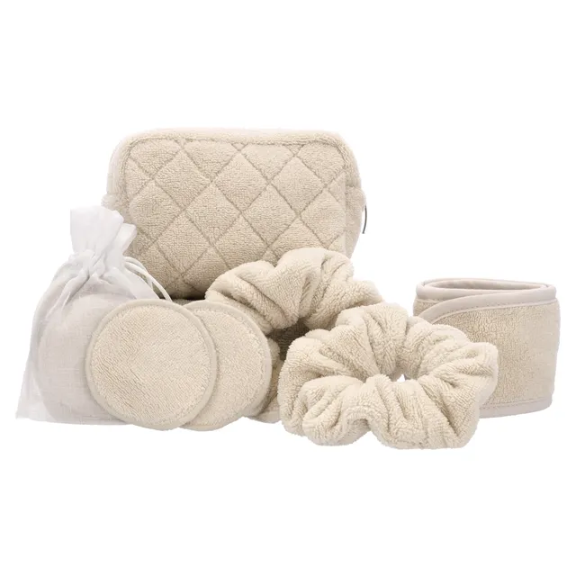vossen-beauty-bag-my-moments-set-de-belleza-reutilizable-diadema-spa-pads-de-lim image 1