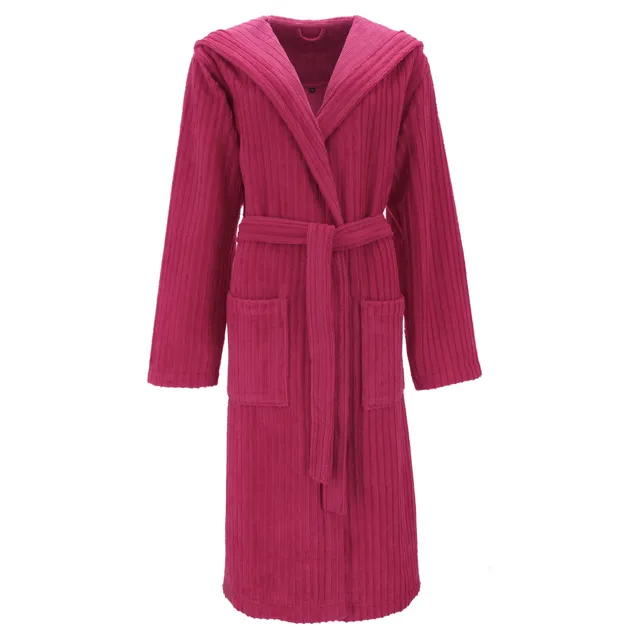 vossen-narona-albornoz-unisex-con-capucha-de-rayas-algod-n-poli-ster-320-g-m image 1
