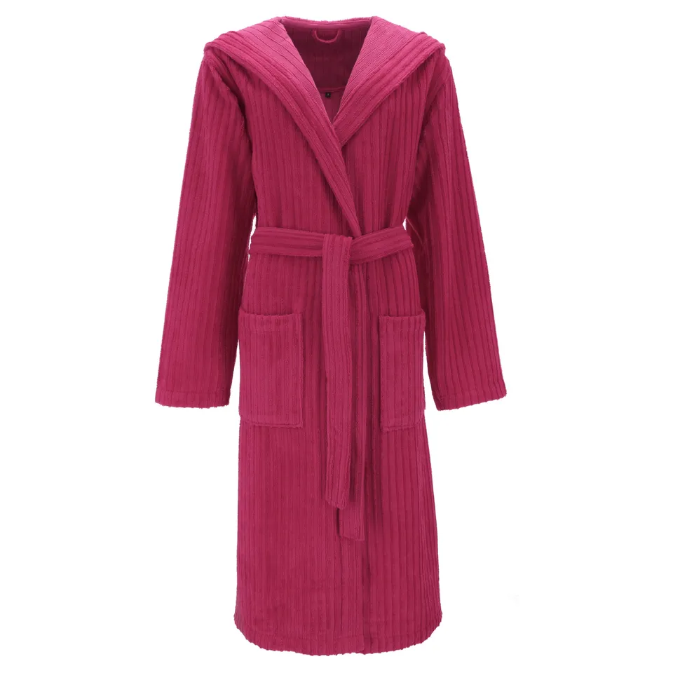 vossen-narona-albornoz-unisex-con-capucha-de-rayas-algod-n-poli-ster-320-g-m image 1