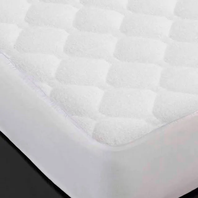 burrito-blanco-protector-de-colch-n-extra-confort-cubrecolch-n-acolchado-para-ca image 1