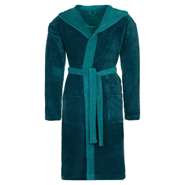 vossen-poppy-albornoz-unisex-con-capucha-microfibra-exterior-con-interior-de-fel image 1