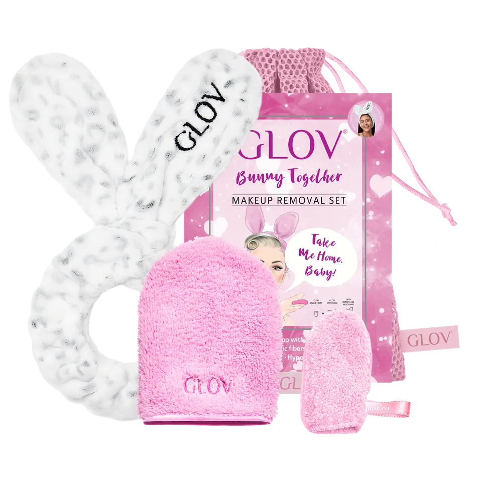glov-set-bunny-together-outlet-kit-de-cuidado-facial-con-guante-desmaquillante-o image 1