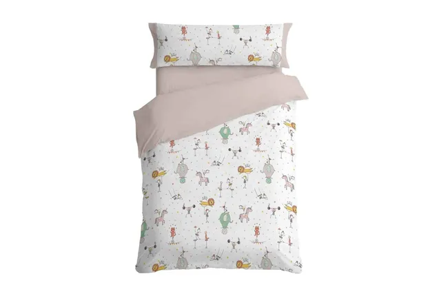 burrito-blanco-juego-de-funda-n-rdica-infantil-176-beige-conjunto-n-rdico-circo- image 1