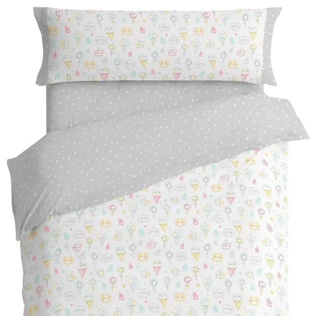 burrito-blanco-funda-n-rdica-infantil-cama-90-dise-o-016-gris-algod-n-100-con-ba image 1