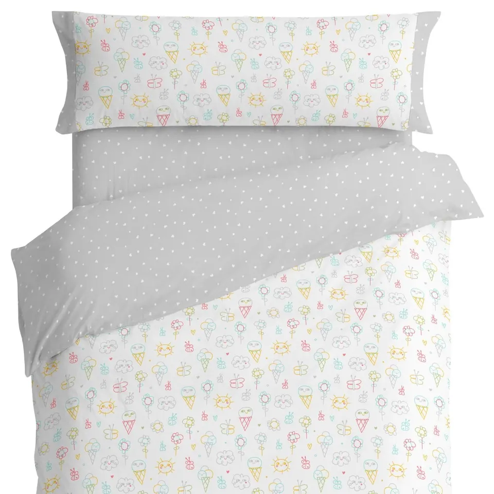 burrito-blanco-funda-n-rdica-infantil-cama-90-dise-o-016-gris-algod-n-100-con-ba image 1