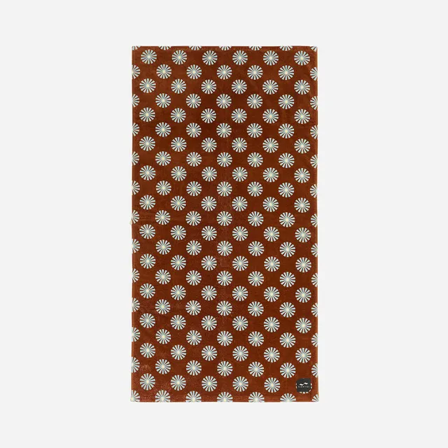 slowtide-sun-dazed-toalla-de-playa-toast-algod-n-retro-con-estampado-de-margarit image 1