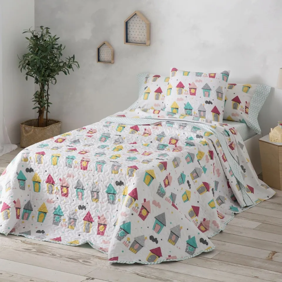 burrito-blanco-colcha-bout-infantil-173-multi-bout-acolchado-ligero-para-cama-de image 1