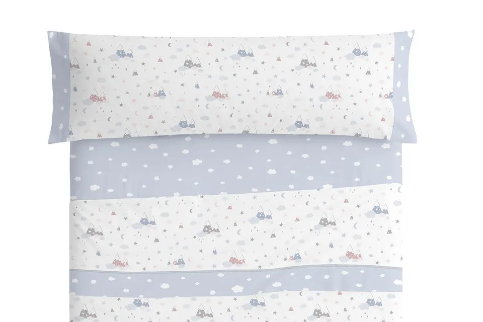 burrito-blanco-juego-de-s-banas-infantiles-algod-n-013-azul-estampado-de-monta-a image 1